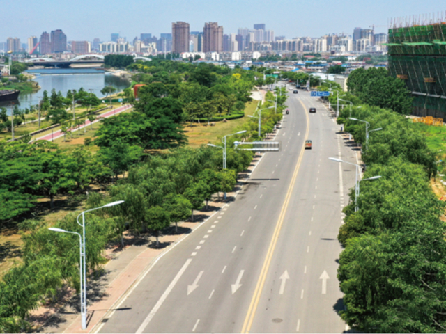 合肥市瑶海区滨河路道排工程荣获安徽省建设工程“黄山杯”奖